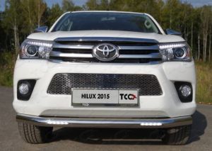 Решетка радиатора (лист) Toyota Hilux 2015- ― shelbyauto