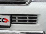 Решётка радиатора Toyota Land Cruiser 200 2012-2015   (трубки из нерж. стали 16 мм)